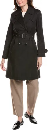 Via Spiga Double-Breasted Trench Coat