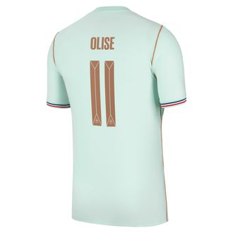 Nike Michael Olise France National Team 2026 Stadium Away Nike Mens Dri-FIT Soccer Jersey in Green | NN203949129-FFF