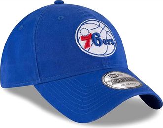 New Era Mens Nba Philadelphia 76Ers Core Classic 9Twenty Cap In Blue