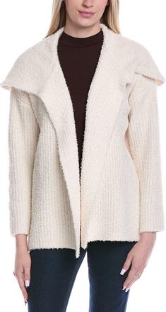 Jones New York Hooded Fuzzy Cardigan