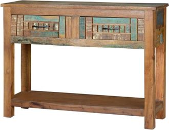 Giner&Colomer Consola exclusiva madera reciclada multicolor