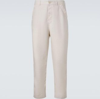 Brunello Cucinelli Linen straight pants