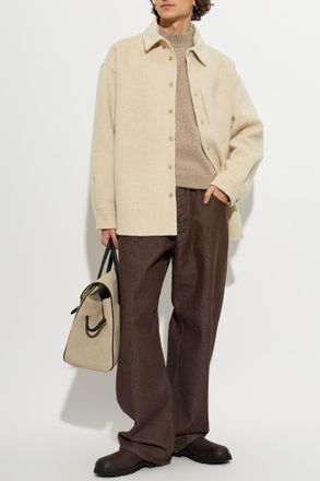 Jacquemus Wool Jacket Boulanger, Mens, Beige