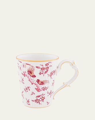 Ginori 1735 Oro di Doccia Magenta Mug, 14 oz