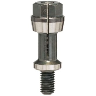 Bosch Pezzo di Ricambio Bosch Professionale - Piastra di Fissaggio con Morsetto a Vite, 1/4 di Pollice, Compatibile con GGS 16, Colore Nero/Grigio