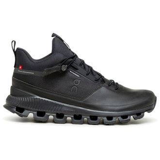 On Cloud Hi Waterproof Textile Synthetic Womens High Top Trainers - UK 4 - US 6 Women - EU 37 - Black - Size:UK 4