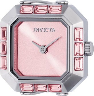 Invicta Mini 49581 Dames Horloge - Quartz Uurwerk - Roestvrij Staal met roze Wijzerplaat - 21mm