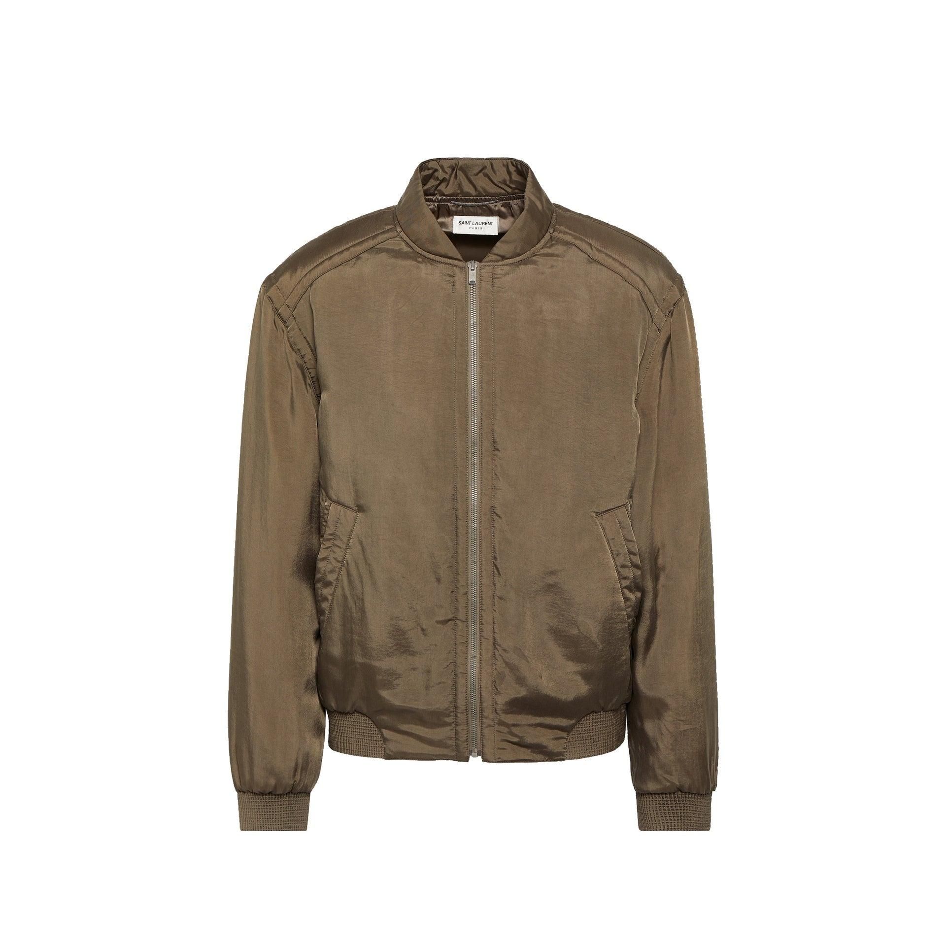 ジャケット Saint Laurent Woolblend bomber jacket Saint Laurent Wool Blend Bomber Jacket (Coats and Jackets