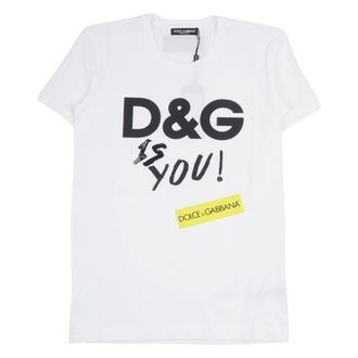 Dolce & Gabbana T-Shirts, female, White, Size: 2XS T-Shirts