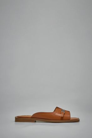 Ganni Butterfly Flat Sandal Crinkle Oleatex