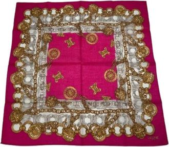 Celine Pre-owned Vintage Scarf - Dames - Vintage Accessoires - Roze - ONE Size - Vintage