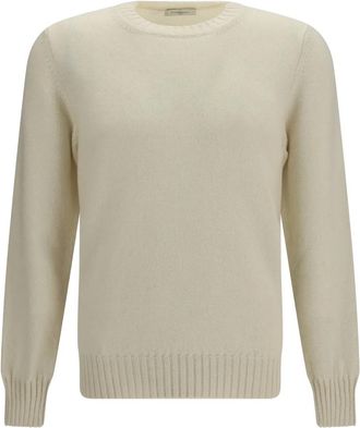 PIACENZA 1733 Jersey de Cuello Redondo de Cachemira - Knitwear - Hombre - Beige - 2XL