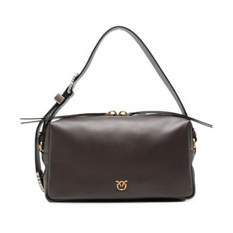 Pinko Pinko, Dames, Tassen, Bruin, Maat: ONE Size Katoen