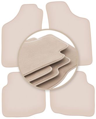 OEM Alfombrillas Beige Premium Para: Mitsubishi L200 Triton Pickup 2001-2006