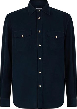 Boglioli Hombre, Camisas, Azul, Talla: M