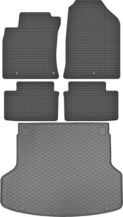 OEM Hyundai I30 Iii Sw Kombi A Partir De 2019 Set - Alfombrillas De Goma Para Coche + Alfombrilla Para Maletero