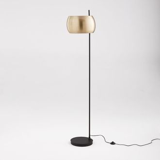 La Redoute Interieurs Vloerlamp van zwart ijzer en messing, Elori