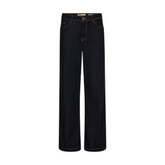 Mos Mosh Dara Deluxe Jeans - Dames - Regular Fit Jeans - Blauw - W30 - Katoen - Jeans