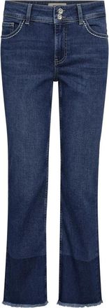 Mos Mosh Flared Jeans - Dames - Bootcut Jeans - Blauw - W27 - Katoen - Jeans