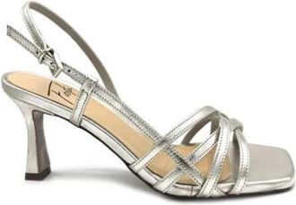 Roberto Festa Milano Sandalen met hoge hak - Dames - Sandalen met hakken - Grijs - 36 EU - Leer - Schoenen