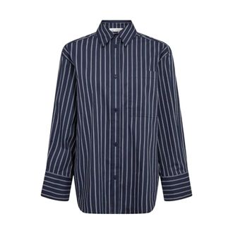Co'Couture SomoCC Stripe Shirt - - Blouses & Shirts - Donna - Blu - M