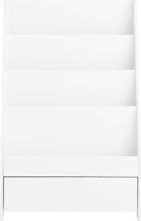 SoBuy Estantería infantil para juguetes y libros con 4 estantes y 1 cajón