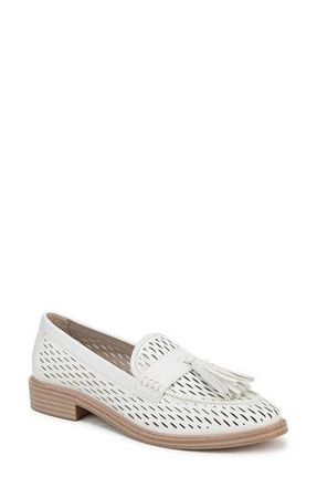 Franco Sarto Carolyn Low Tassel Loafer in White at Nordstrom Rack, Size 9