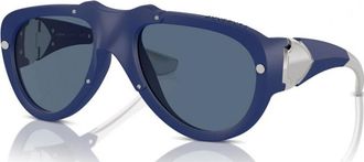 Burberry Womens BE4433U 57 413980 Sunglasses - Blue - One Size