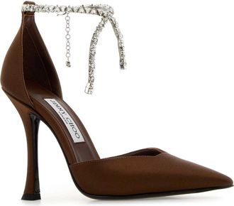 Jimmy Choo London Womens Stevie 100 Pump Brown