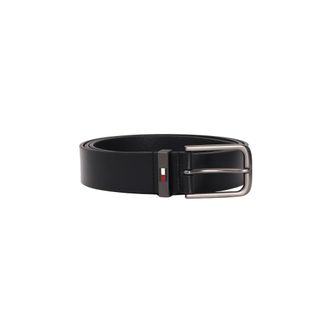 Tommy Jeans Accessoires, Heren, Zwart, 110 CM, Leer, Denton Belt