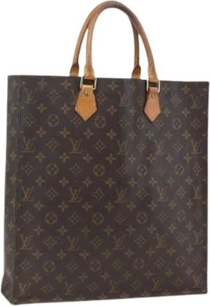 Louis Vuitton Pre-owned Tote Bags, female, Brown, Size: ONE SIZE Pre-owned Canvas Tote Bag