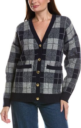 English Factory Check Cardigan