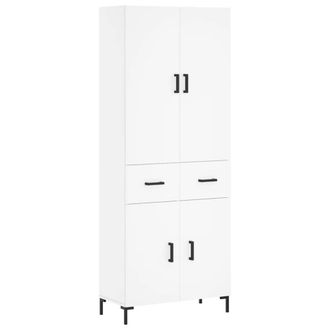 Berkfield Home Highboard White 69.5x34x180 cm Engineered Wood
