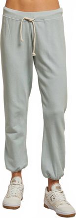 perfectwhitetee Toni French Terry Jogger In Fresh Mint