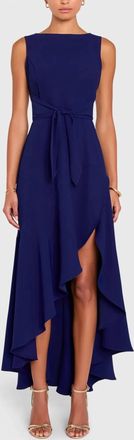 Amanda Uprichard Casella Midi Dress In Navy