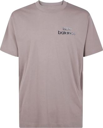 New Balance T-shirt Chrome Runner con stampa - Toni neutri