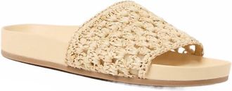 Loeffler Randall Womens Henri Crochet Straw Sandal In Natural