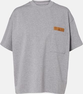 Bottega Veneta Intrecciato cotton-blend jersey T-shirt
