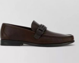 Ferragamo leather loafers