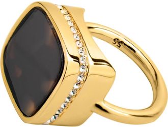 ADORE Womens 5448728 Ladies Ring - Gold Metal - Size O