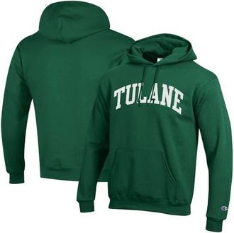 Champion Mens Champion Green Tulane Green Wave Basic Arch Fleece Pullover Hoodie at Nordstrom, Size Xx-Large
