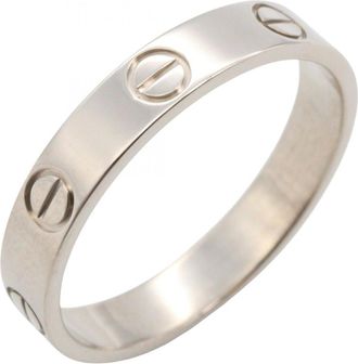 Cartier White Gold White Gold (18K) Band Ring (Pre-Owned)
