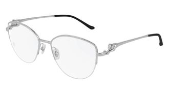 Cartier Panthere de Cartier Demo Cat Eye Ladies Eyeglasses CT0280O 002 55