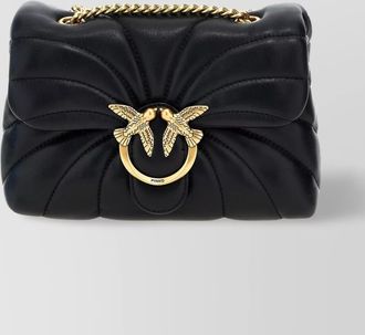 Pinko love bag puff mini nappa leather shoulder bag