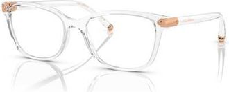 Dolce & Gabbana 53mm Butterfly optical glasses in Transparent at Nordstrom
