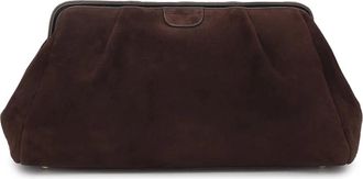 Kazar Su&egrave;de Pouch Bag - Dames - Clutches - Bruin - ONE Size - Su&egrave;de - Tassen