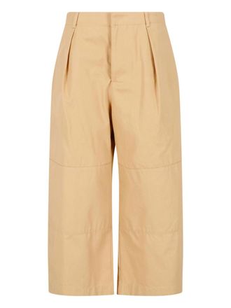 Loewe Pantaloni Crop In Cotone