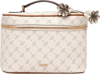 Joop Cortina Flora Cosmetic Pouch - Dames - Handtassen - Beige - ONE Size - Leer - Tassen