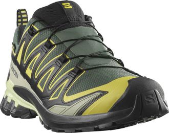 Salomon Laufschuh SALOMON XA PRO 3D V9 GORE-TEX, Herren, Gr. 44,5, gr&uuml;n (urban chic, schwarz, cress gr&uuml;n), Synthetik, Textil, Schuhe Laufschuh, wasserdicht