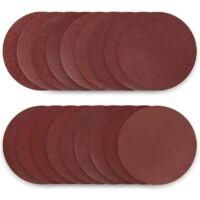 OEM Discos Abrasivos De 180 Mm, Juego De 50 Discos De Lijado, Granos De Papel De Lija 40/60/80/100/120/150/180/240/320/400 - Crezuo